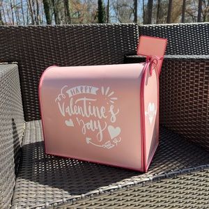 Pink Valentine's Day Mailbox Decor